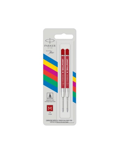 Ball Pen Refill Quinkflow : Economy Red - M