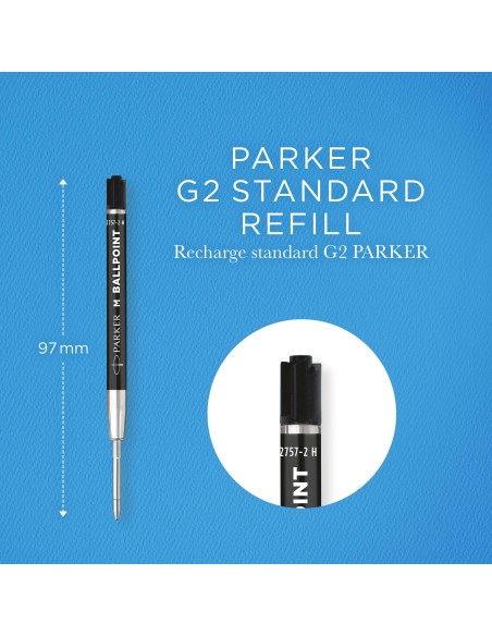 Südamik Parker pastapliiatsile QuinkFlow ECO M must