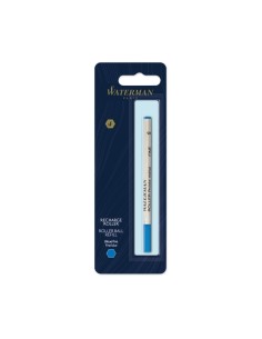 Waterman Rollerball Pen Refill, Fine Tip with Blue Ink, 1 Count