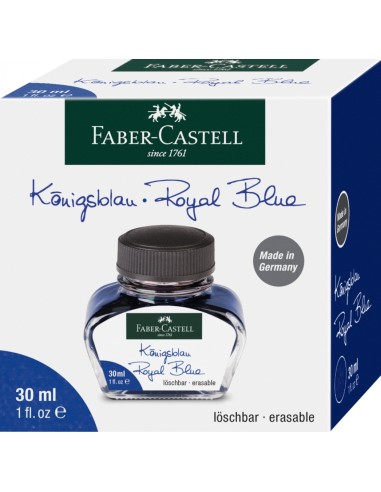 Tint Faber-Castell 30ml sinine kustutav