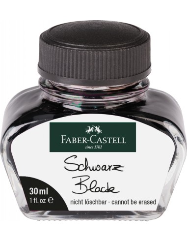 Tint Faber-Castell 30ml must kustutav