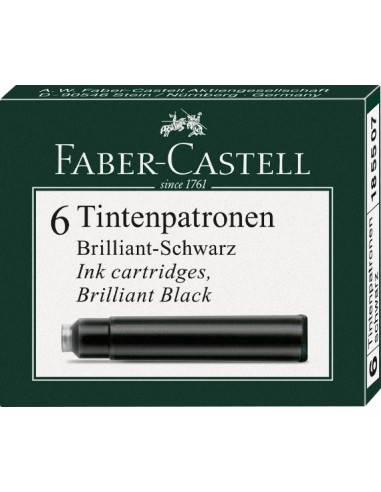 Tindipadrunid Faber-Castell must 6tk/pk