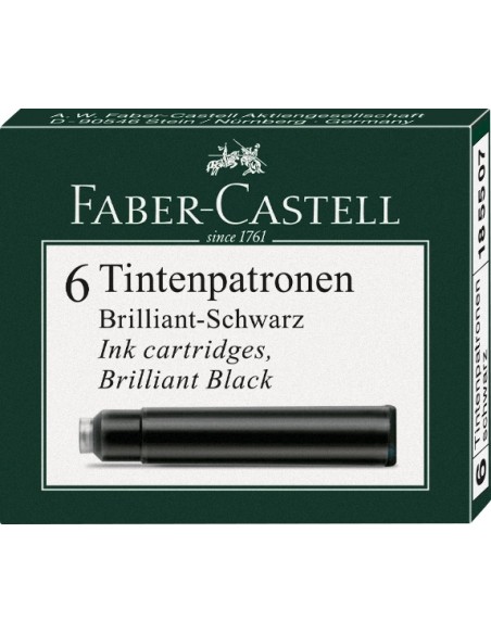 Tindipadrunid Faber-Castell must 6tk/pk