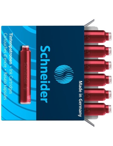 Ink cartridges Schneider 6pcs Red