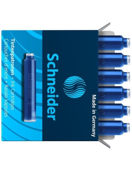 Ink cartridges Schneider 6pcs blue