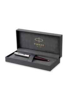 PARKER 51 Ballpoint Pen, Burgundy resin Chrome Trim, Medium Point with Black Ink, Gift Box