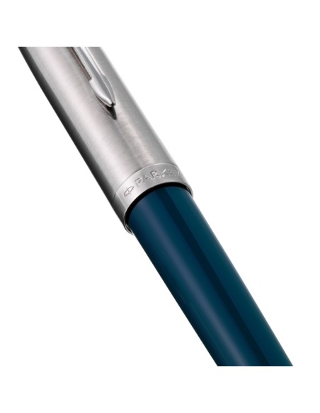 PARKER 51 Ballpoint Pen,  Teal Blue resin Chrome Trim, Medium Point with Black Ink, Gift Box