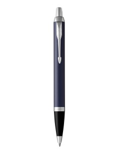 PARKER IM Ballpoint Pen, Matte Blue with Medium Point Blue Ink Refill (1931668)