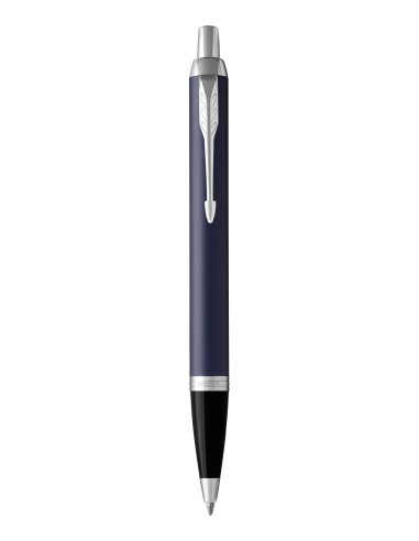 PARKER IM Ballpoint Pen, Matte Blue with Medium Point Blue Ink Refill (1931668)