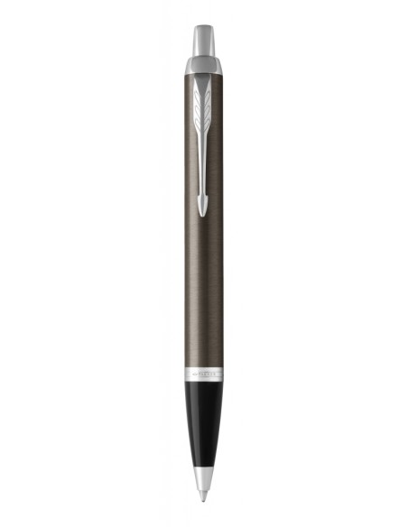 PARKER IM Ballpoint Pen, Dark Espresso with Medium Point Blue Ink Refill (1931671)