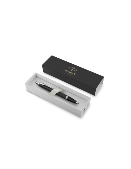 Parker IM Matte Black with Chrome Trim, Ballpoint Pen