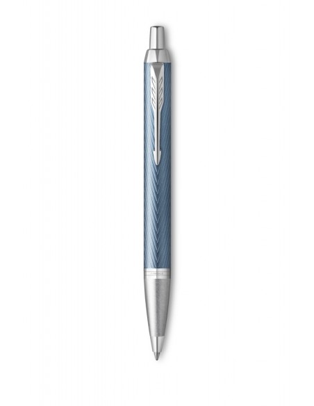 Parker IM Premium Blue Grey with Chrome Trim, Ballpoint Pen