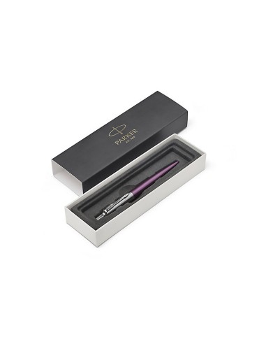 PARKER Jotter Ballpoint Pen, Victoria Violet with Medium Point Blue Ink, Gift Box (1953190)