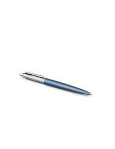 PARKER Jotter Ballpoint Pen, Waterloo Blue with Medium Point Blue Ink, Gift Box (1953191)