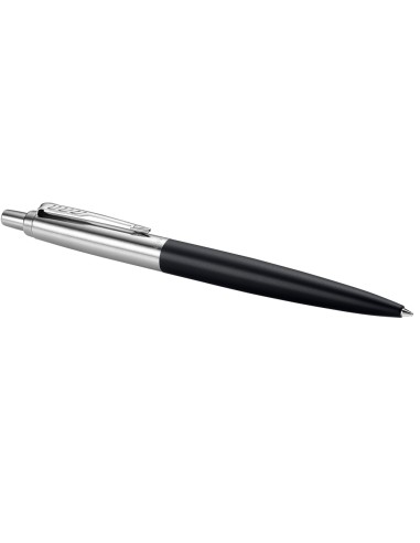 Parker Jotter XL Ballpoint Pen, Richmond Matte Black, Chrome Trim, Medium Point, Blue Ink, Gift Box