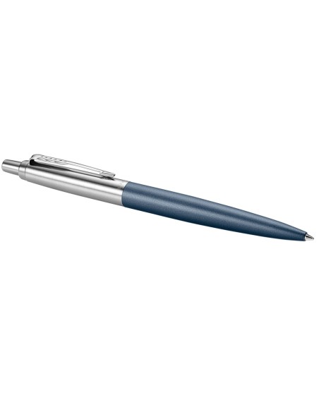 Parker Jotter XL Ballpoint Pen, Primrose Matte Blue, Chrome Trim, Medium Point, Blue Ink, Gift Box