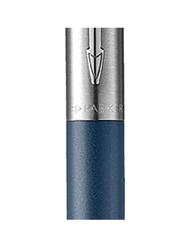 Parker Jotter XL Ballpoint Pen, Primrose Matte Blue, Chrome Trim, Medium Point, Blue Ink, Gift Box