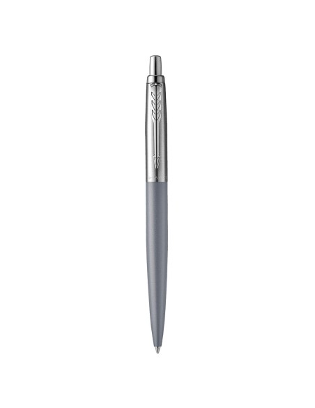 Parker Jotter XL Ballpoint Pen, Alexandra Matte Grey, Chrome Trim, Medium Point, Blue Ink, Gift Box
