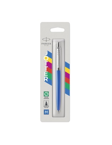 Parker Jotter Originals Ballpoint Pens | Sustainable Blister | Blue | Blue Ink