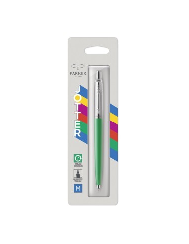 Parker Jotter Originals Ballpoint Pens | Sustainable Blister | Green | Blue Ink