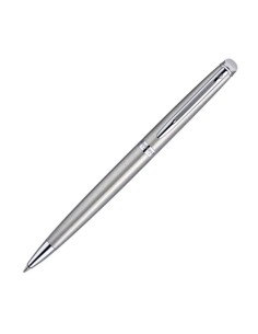 Waterman Hémisphère Ballpoint Pen, Stainless Steel with Chrome Trim, Medium Point with Blue Ink Cartridge, Gift Box