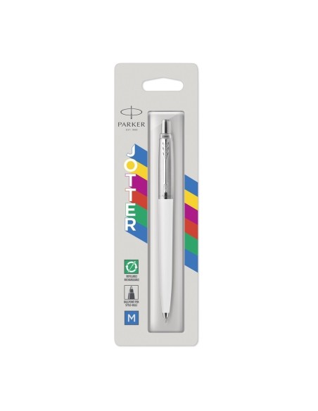 Pastapliiats Parker Jotter Originals White CT Medium Blue