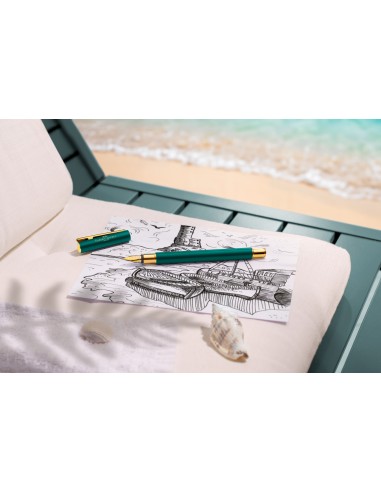 Fountain pen Neo Slim gold rainforest M