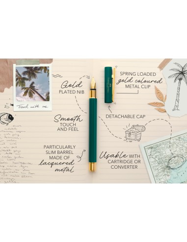 Sulepea Faber-Castell Neo Slim gold rainforest M