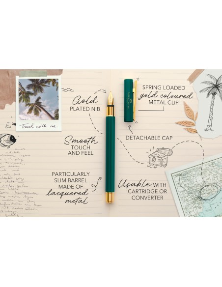 Sulepea Faber-Castell Neo Slim gold rainforest M