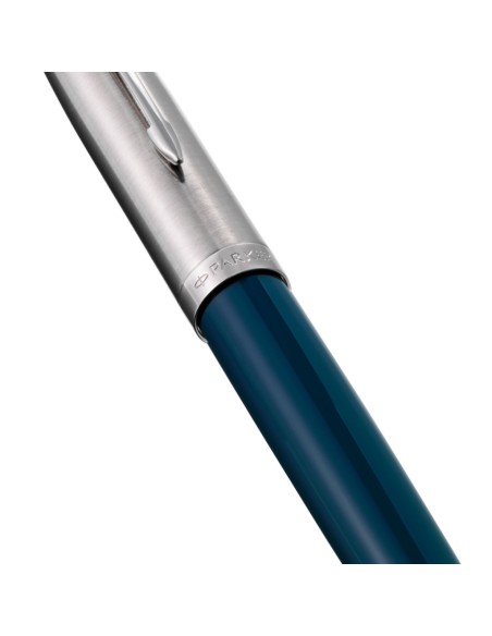 PARKER 51 Fountain Pen, Teal Blue resin Chrome Trim, Fine Point with Black Ink, Gift Box