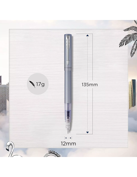 Sulepea Parker Vector XL Silver Blue 0.7mm