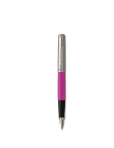 Parker Jotter Originals Fountain Pen, Classic Magenta Finish, Medium Nib, Blue & Black Ink