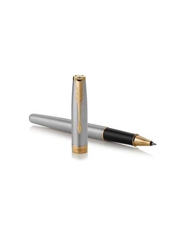 Tindipliiats Parker Sonnet Stainless Steel GT Fine Black