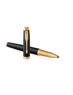 PARKER IM Rollerball Pen, Premium Black with Fine Point Black Ink Refill (1931660)