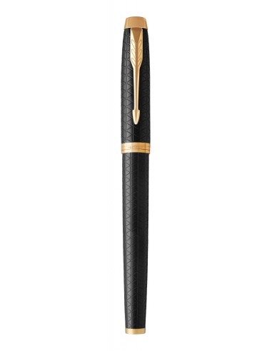 PARKER IM Rollerball Pen, Premium Black with Fine Point Black Ink Refill (1931660)