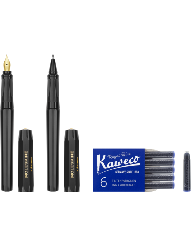 Moleskine x Kaweco roller pen black
