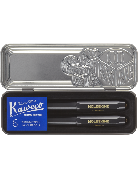 Kinkekomplekt Moleskine x Kaweco must