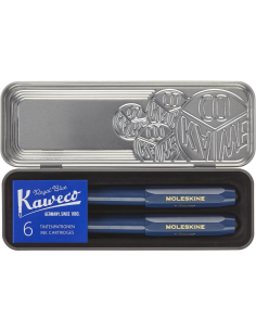 Kinkekomplekt Moleskine x Kaweco sinine
