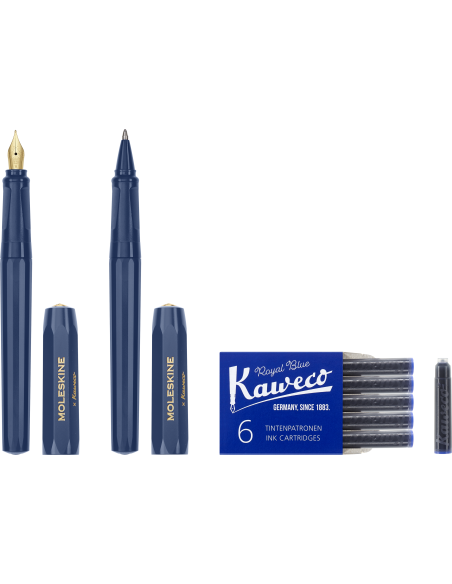 Kinkekomplekt Moleskine x Kaweco sinine