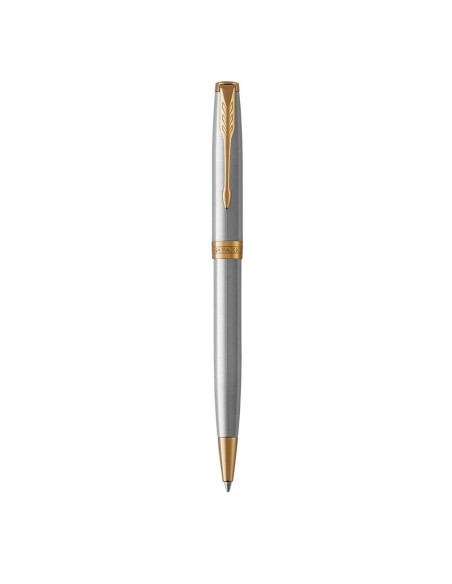 Pastapliiats Parker Sonnet Stainless Steel GT 0,7mm must