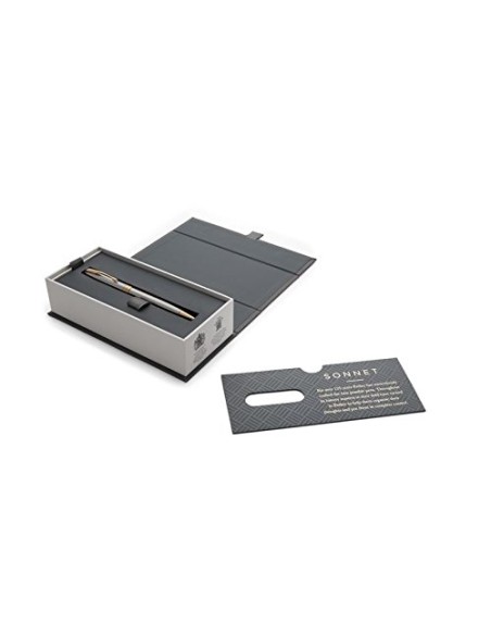 Pastapliiats Parker Sonnet Stainless Steel GT 0,7mm must
