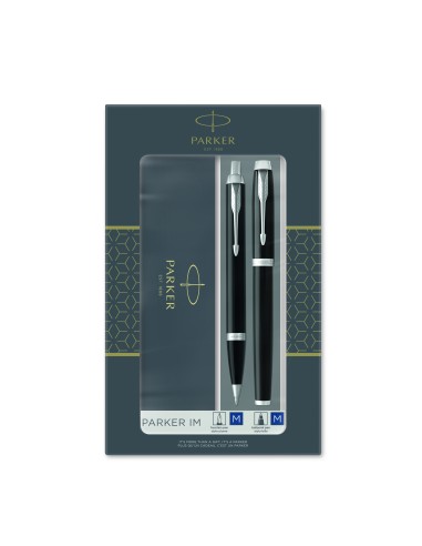 Kinkekomplekt Parker IM Black CT (sulepea +pastapliiats)