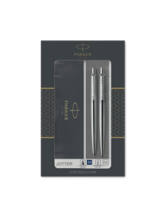 Kinkekomplekt Parker Jotter Steel CT (harilik+pastapliiats)