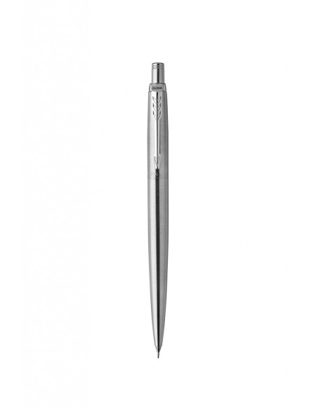 PARKER Jotter Mechanical Pencil, Stainless Steel with Chrome Trim, 0.5mm, HB #2, Gift Box