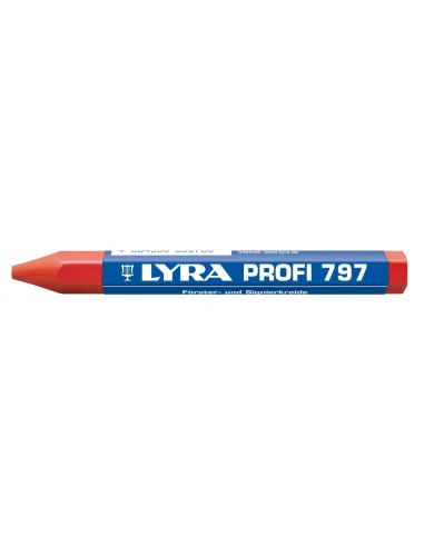 Signeerkriit Lyra Profi Ø12cm punane