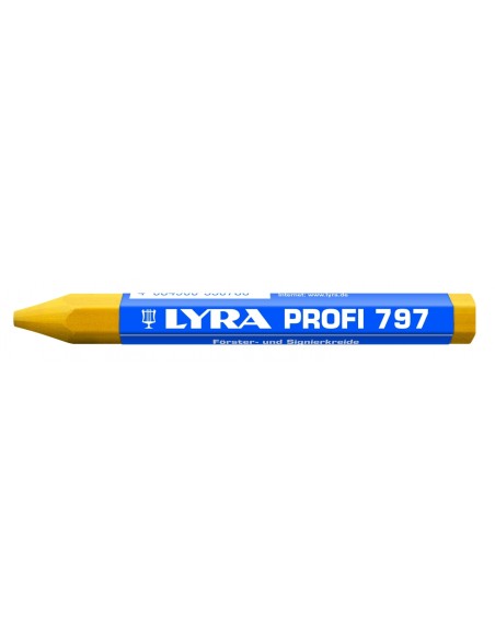 Signeerkriit Lyra Profi Ø12cm kollane