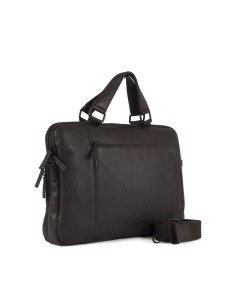 Leather briefcase Gianni Conti dark brown