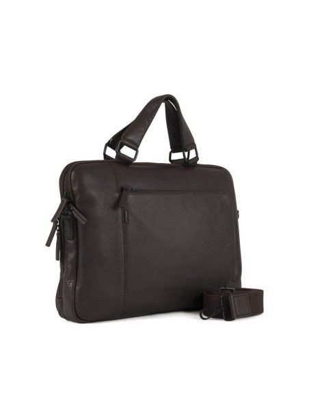 Leather briefcase Gianni Conti dark brown