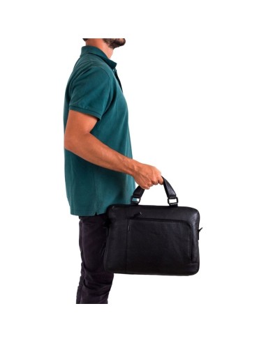 Leather briefcase Gianni Conti dark brown