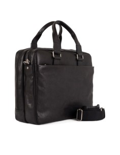 Leather briefcase Gianni Conti black